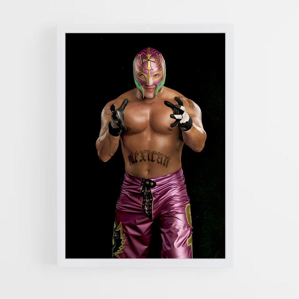 Poster Luchador Mystique (vue 3)